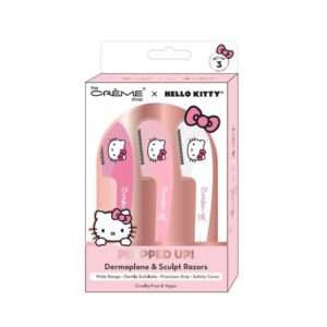 Dermaplane & Sculpt Razors | Wide Range | Gently Exfoliates | Precision Grip | Set of 3 | Safety Covers Included - Pink (3-Pack)